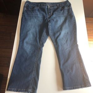 Maurices 24 short bootleg jeans